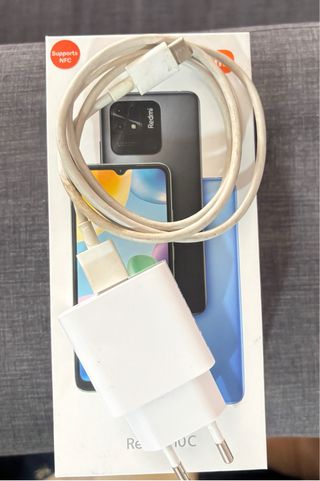 Xiaomi Redmi 10C Azul + Cargador y Funda