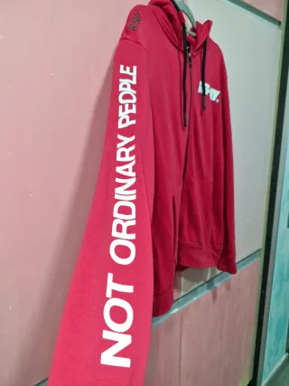 Sudadera Replay Roja con Cremallera