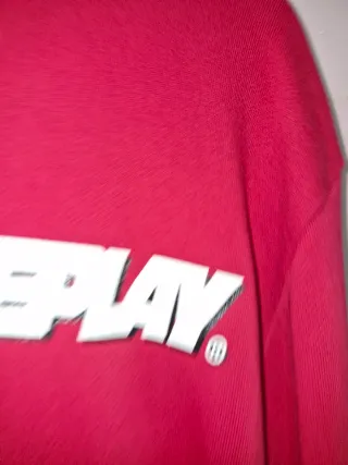 Sudadera Replay Roja con Cremallera