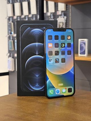 IPHONE 12 PRO MAX 128GB AZUL BATE. 100%