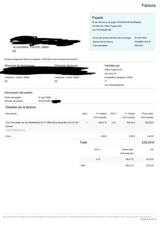 Gafas Tom Ford Hawkings TF908