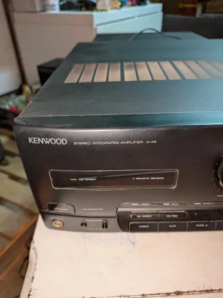Amplificatore integrato perla nera Kenwood A-45 Mi