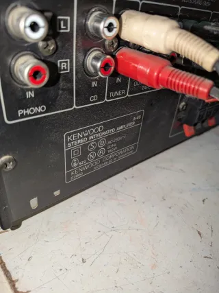 Amplificatore integrato perla nera Kenwood A-45 Mi