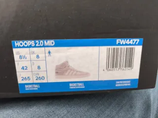 Zapatillas Adidas Hoops 2.0 Mid Gris