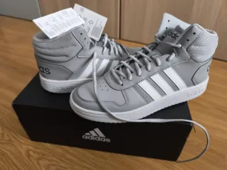 Zapatillas Adidas Hoops 2.0 Mid Gris