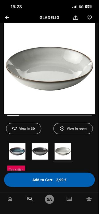 4 Bol de cerámica Ikea