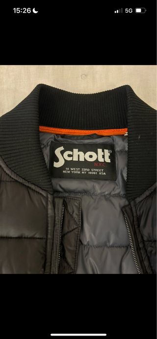 Chaqueta Schott Negra