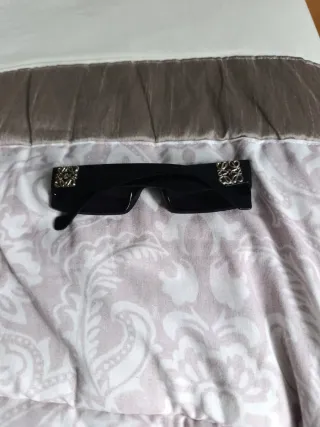 Gafas de sol rectangulares negras