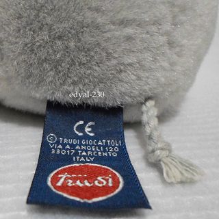 TRUDI peluche ELEFANTE grigio - da collezione -