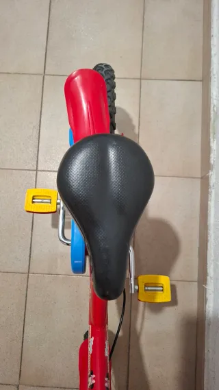 Bicicleta Infantil Mickey Mouse Roja