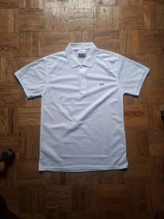 Polo Lacoste Blanco