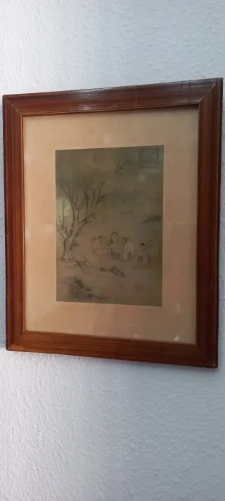 CUADROS A 10 € DE LÁMINAS ANTIGUAS 36 X 30 CM