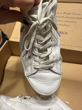 Scarpe Ralph Lauren bianche uomo