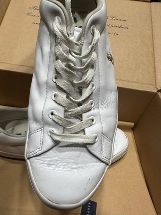 Scarpe Ralph Lauren bianche uomo