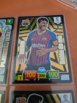 4 Cromos Messi Panini 2016-2020