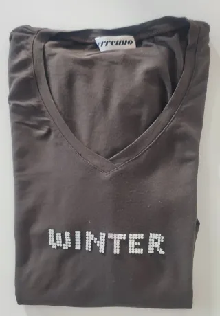 Camiseta Erreuno marrón talla 44