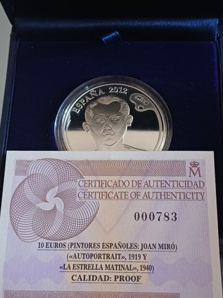 Joan Miró Pintores Españoles Moneda Timbre