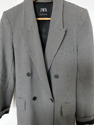 Blazer Zara cuadros Talla S