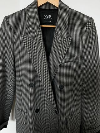 Blazer Zara cuadros Talla S