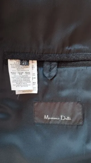 Chaqueta Massimo Dutti Hombre Talla XL