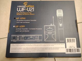 Set microfoni wireless Soundsation WF-V21HH
