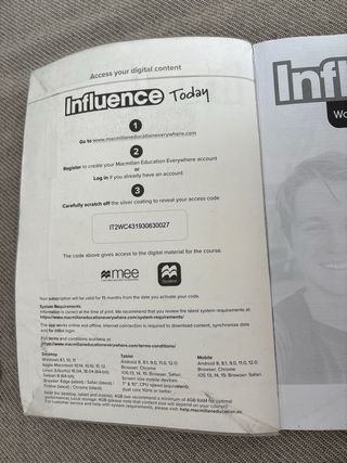 Influence  Workbook 2 2ESO