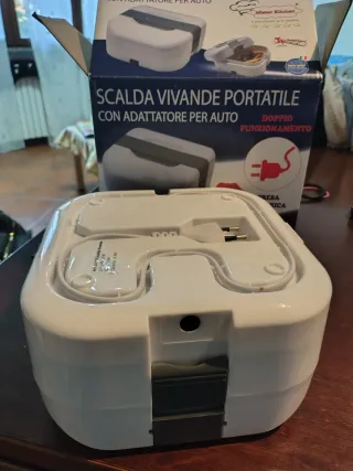 Scaldavivande portatile con adattatore auto