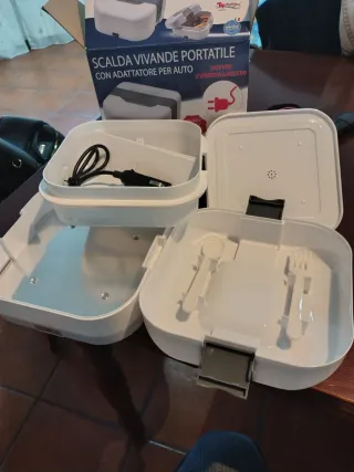 Scaldavivande portatile con adattatore auto