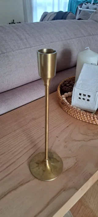 Candelabro Zara Home Dorado Metal