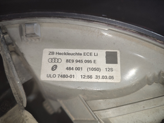 PILOTO TRASERO IZQUIERDO AUDI A4 AVANT (8E) 2