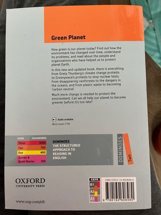 Libro Green Planet Oxford