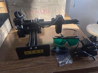 Grabadora Láser Negra