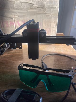 Grabadora Láser Negra