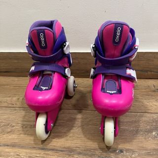 Patines Oxelo Talla 26-28 Rosa/Morado