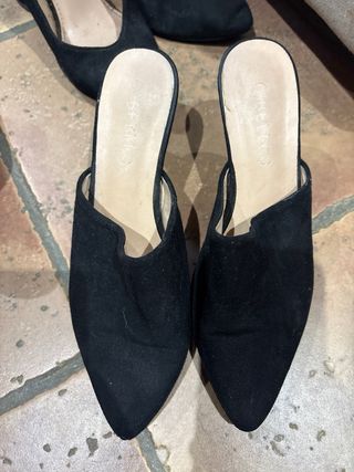 Zapatos de tacón Talla 37. Botas son talla 38.