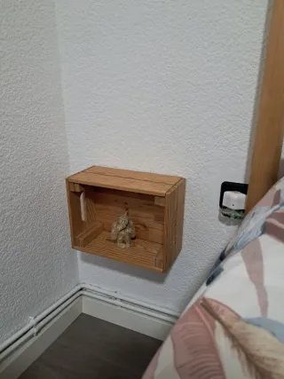 4 Cajas Decorativas Madera y Cristal Ikea