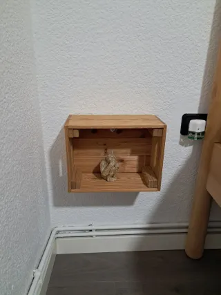 4 Cajas Decorativas Madera y Cristal Ikea