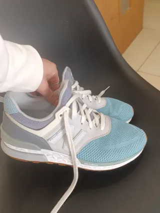 Zapatillas New Balance Unisex Azul/Gris