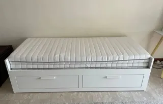 Cama nido Ikea Brimnes con 2 cajones sin colchones