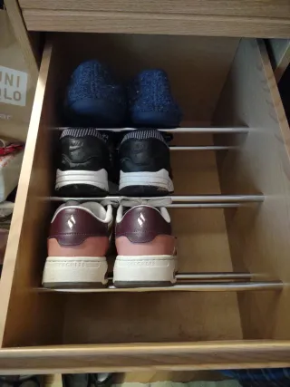 2 Cajoneras / Zapatero de madera