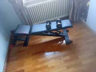 Banco de Musculación Decathlon  + 2 PESAS 5kg