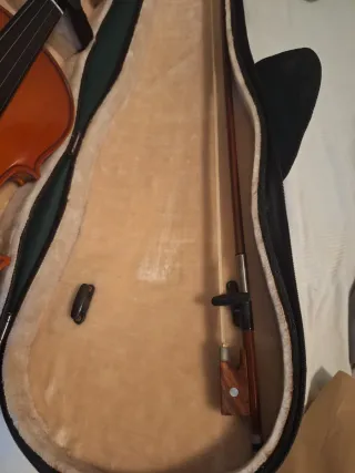 Violín 4/4 con funda y arco + cuerdas
