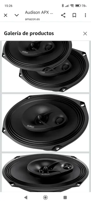 Altavoces Audison gran calidad 300w de potencia 3v