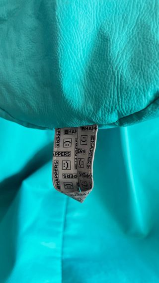 Puff HAPPERS Pera Polipiel Turquesa