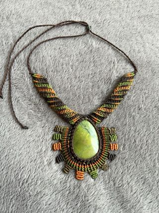 Collar Gargantilla Serpentina Macramé