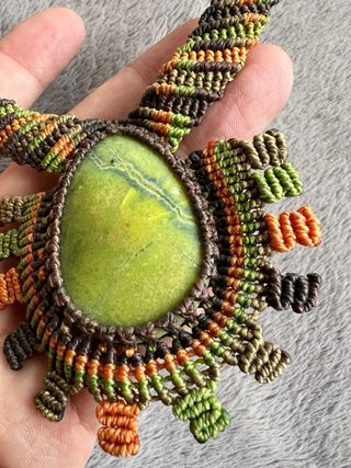 Collar Gargantilla Serpentina Macramé