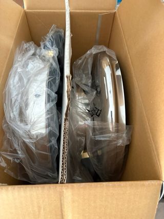 Set 2 Pentole Fagor Acciaio Inox Bagno Oro 24 kt