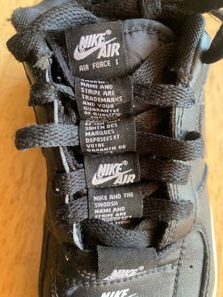 Zapatillas Nike Air Force 1 Negras