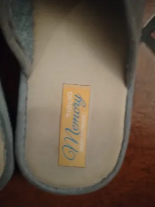 Inblu Pantofole Grigie Uomo Memory