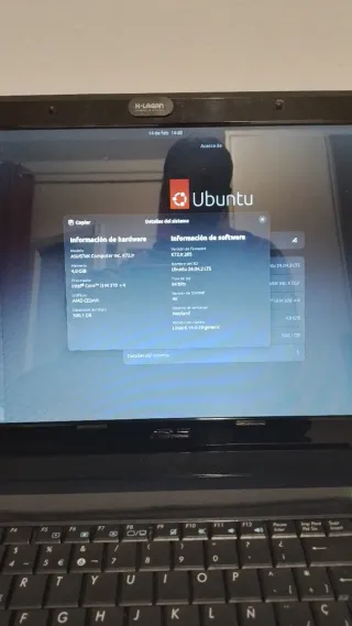 Portátil Asus A72J Intel Core i3